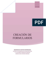 Creación de Formularios