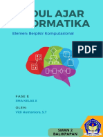 Modul Informatika FASE E - Berpikir Komputasional Vidi Humaniora