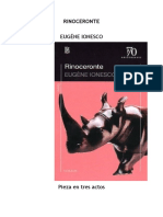 Eugene Ionesco El Rinoceronte