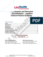 Fosphenytoin and Phenytoin - Adult/Pediatric - Inpatient Clinical Practice Guideline