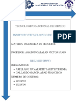 Resumen - Ingenieria de Procesos