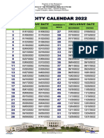 MW Calendar 2022