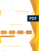 DA-100 Course: Analyzing Data With Microsoft Power BI