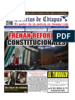 Periódico Noticias de Chiapas, Edición Virtual Miércoles 15 de Junio de 2022