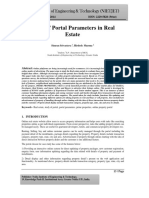 Study of Portal Parameters in Real Estate