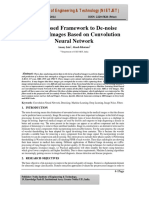 A Proposed Framework To De-Noise Medical Images Based On Convolution Neural Network