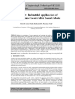 A Review: Industrial Application of Smarthost Microcontroller Based Robots