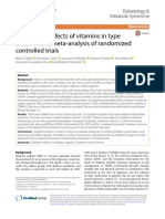 Antioxidant Effects of Vitamins in Type II DM