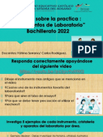 1° Taller de Practica, Instrumentos de Laboratorio 2022.