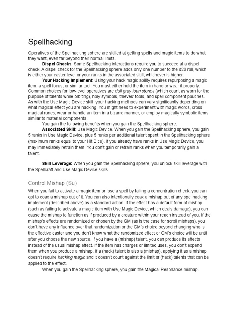 Spheres of Guile Spellhacking Sphere PDF