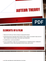 8 Auteur Theory (ENGL 4620)