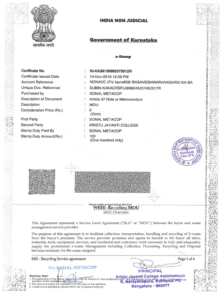 Scrap Sale Agreement Tech | PDF