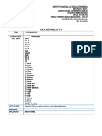 HOJAS DE TRABAJO, 1RO. BÁSICO 2DO. BIM 2022