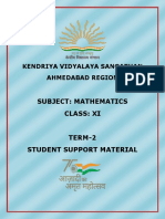 Class Xi Maths Term 2 Support Materials & MCQ Questions Final