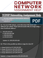 TCP&IP Networking Assignment Help