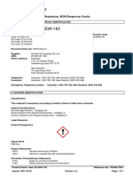 Gear Oil 85W-140: Safety Data Sheet