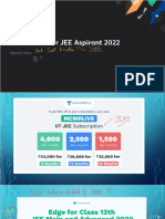 Time Table For JEE Aspirant 2022 With Anno