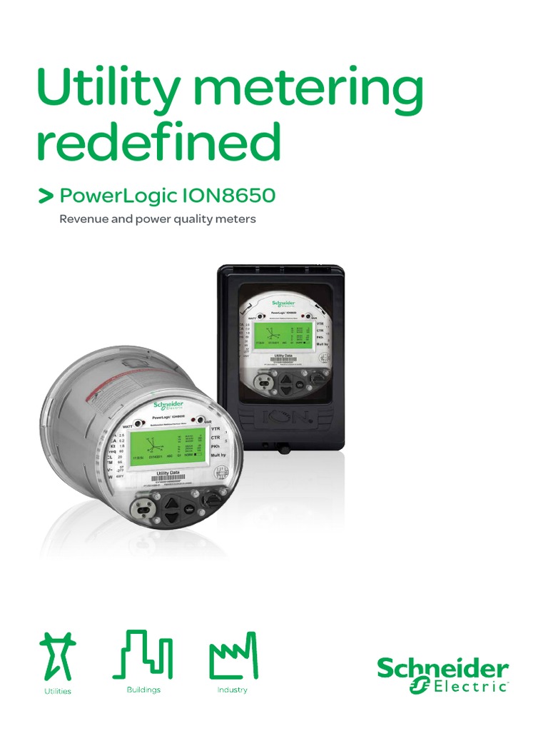 Utility Metering Redefined: Powerlogic Ion8650 | Download Free PDF ...