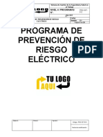 Programa de Prevención de Riesgo Eléctrico