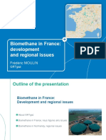 France's Biomethane Development and Regional Issues