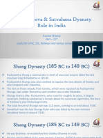 Shung, Kanva & Satvahana Dyansty Rule in India