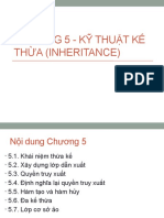 Chương 5 - Kỹ Thuật Kế Thừa (Inheritance)