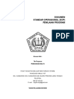 Dokumen Standar Operasional (Sop) Penilaian Program