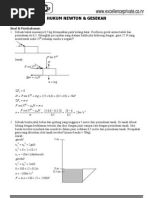 Download Latihan Soal Hukum Newton by Bimbel Excellence SN57841317 doc pdf