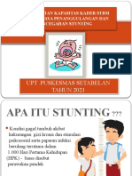 PENINGKATAN KAPASITAS KADER STBM DLM PENCEGAHAN STUNTING 27 SEP 2021