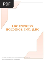 LBC Express Holdings, Inc. (LBC