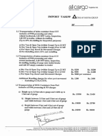 Allcargo Cfs Chennai - Tariff Wef March 2020