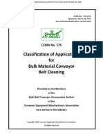 Classification of Applications For Bulk Material Conveyor Belt Cleaning