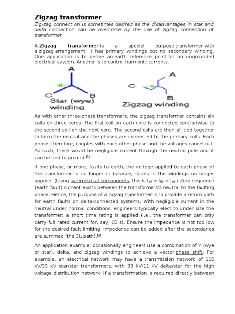 Zigzag Transformer PDF Transformer Components
