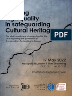 Ensuring, - High - Quality in Safeguarding Cultural Heritage