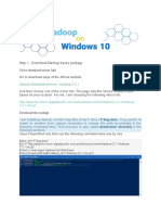 Hadoop Installation Steps