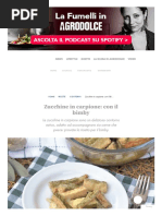 Ricetta Zucchine in Carpione Al Bimby _ Agrodolce