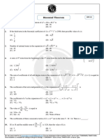 Binomial Theorem - DPP-02 - DPP 02