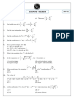 Binomial Theorem - DPP-01 - DPP 01