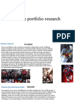 Online Portfolio Research
