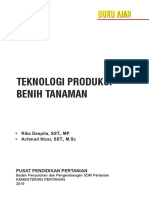 Buku Teknologi Produksi Benih Tanaman