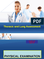 Thoracic and Lung Assessment