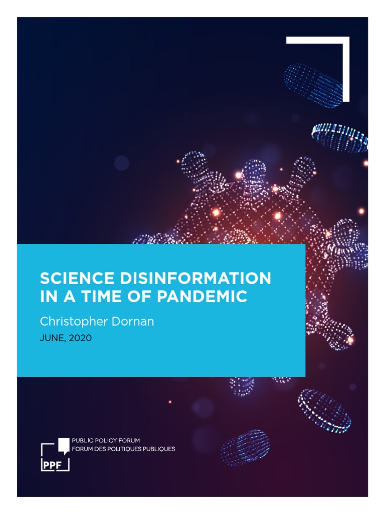 Science Disinformation in A Time of Pandemic Christopher Dornan PDF