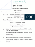 SEM 5 - Paper VI 2021 March