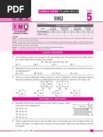 Imo Sample Paper Class-5