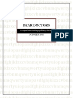 Dear Doctors: OCTOBER 2016