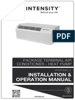 Installation & Operation Manual: Package Terminal Air Conditioner - Heat Pump