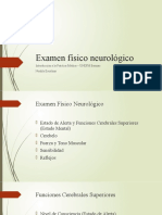 Examen Físico Neurológico