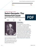 Count de Saint-Germain and His Immortal Life