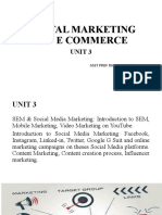 Digital Marketing and E Commerce: Unit 3