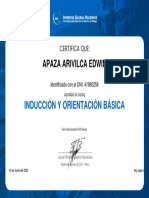 Curso INDUCCIÓN Y ORIENTACIÓN BÁSICA - Doc 41960258 - APAZA ARIVILCA EDWIN